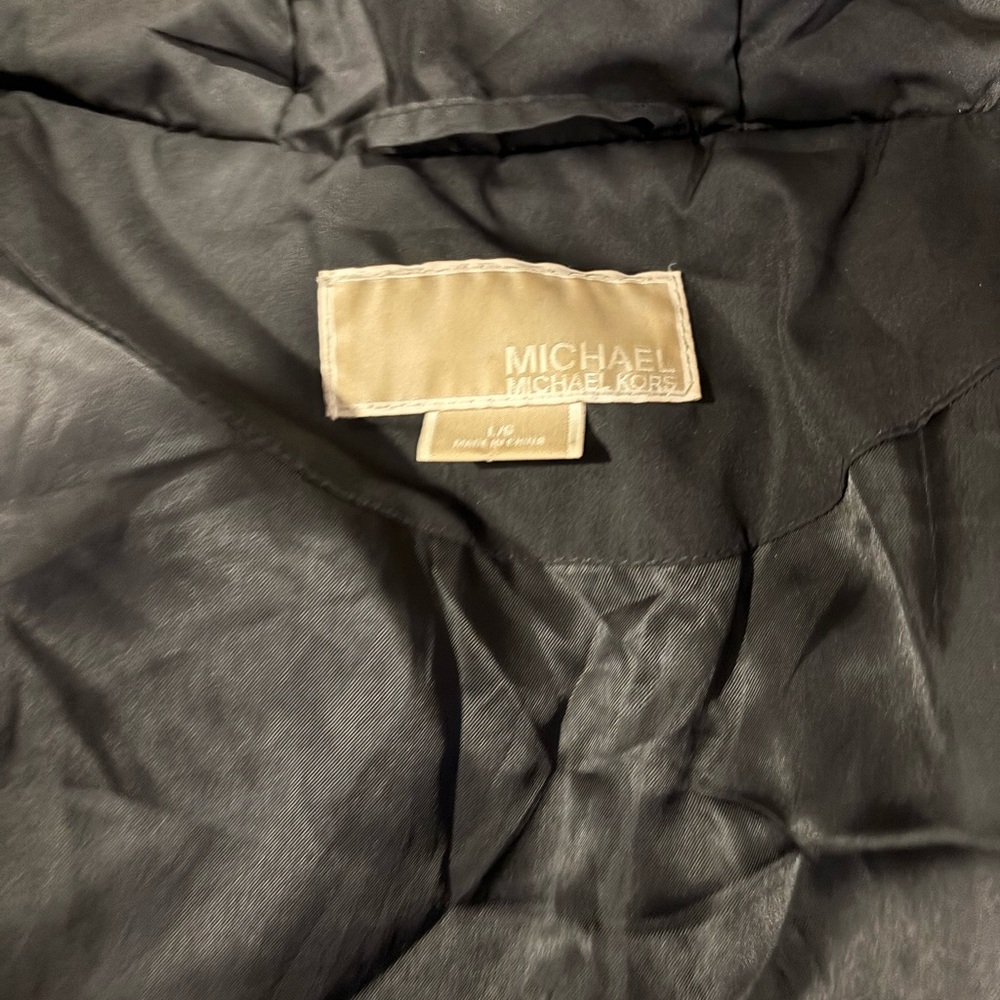 Vintage Michael Kors, puffer jacket with Fur Hood, knee length - Picture 2 of 4